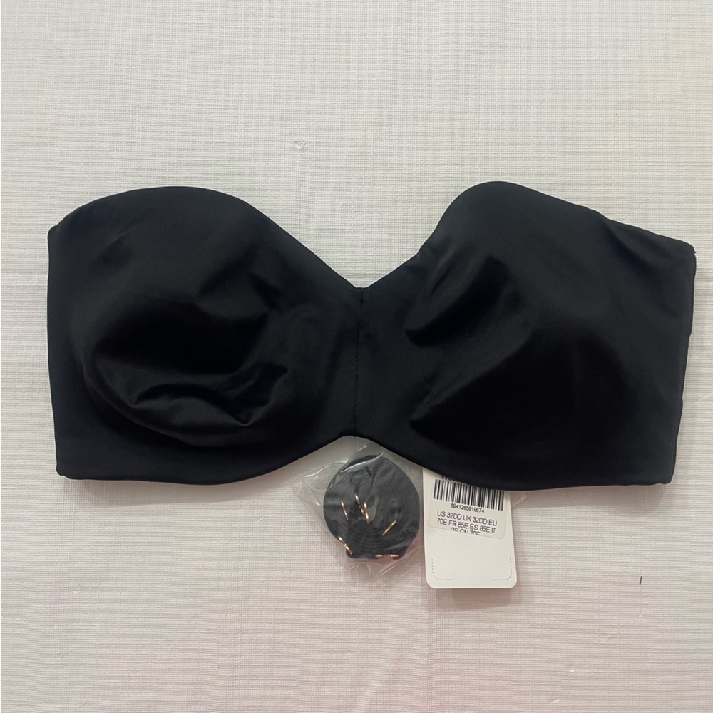 Black Seamless Comfort Bra Intimates Size 32 DD